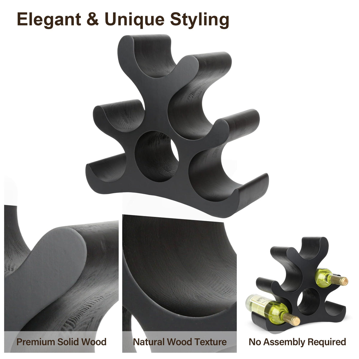TRUDING freestanding wine holder stand on any surface
