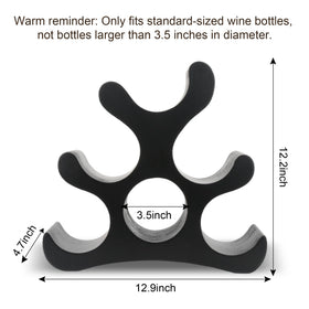 TRUDING wooden wine rack with compact design for small spaces