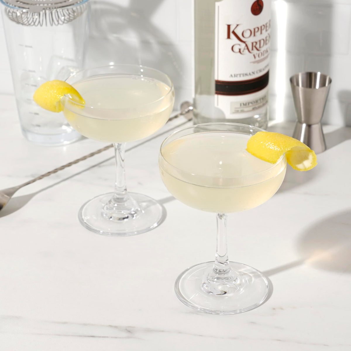 TRUE Coupe Glass enhances home bar setup for gatherings and hosting.