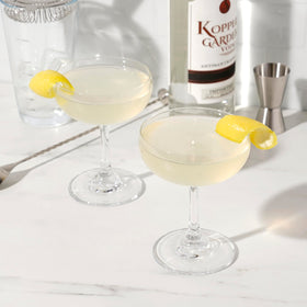 TRUE Coupe Glass enhances home bar setup for gatherings and hosting.