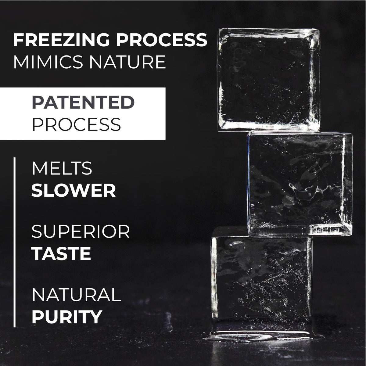 True Cubes bar-quality ice at home for drinks.