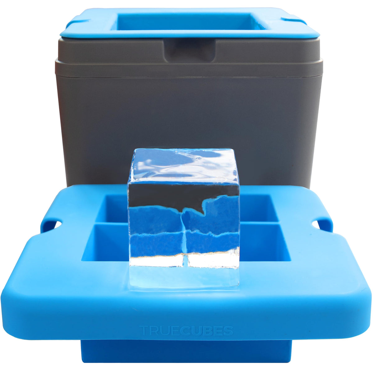 True Cubes crystal-clear ice cubes provide pristine chill for cocktails.