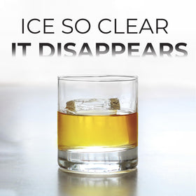 True Cubes slow-melting ice preserves flavor in drinks.