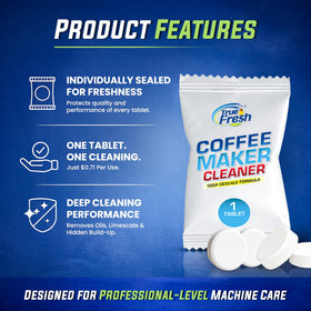 True Fresh compatibility with Keurig and Nespresso shown for versatile machines.