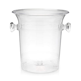 TRUE ice level visible in clear bucket for easy topping up