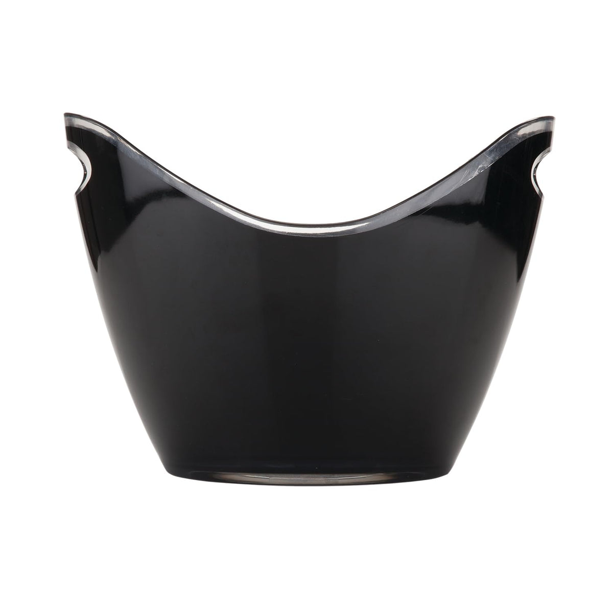 Plastic, rust-free design of the TRUE ice bucket is easy to wipe clean.