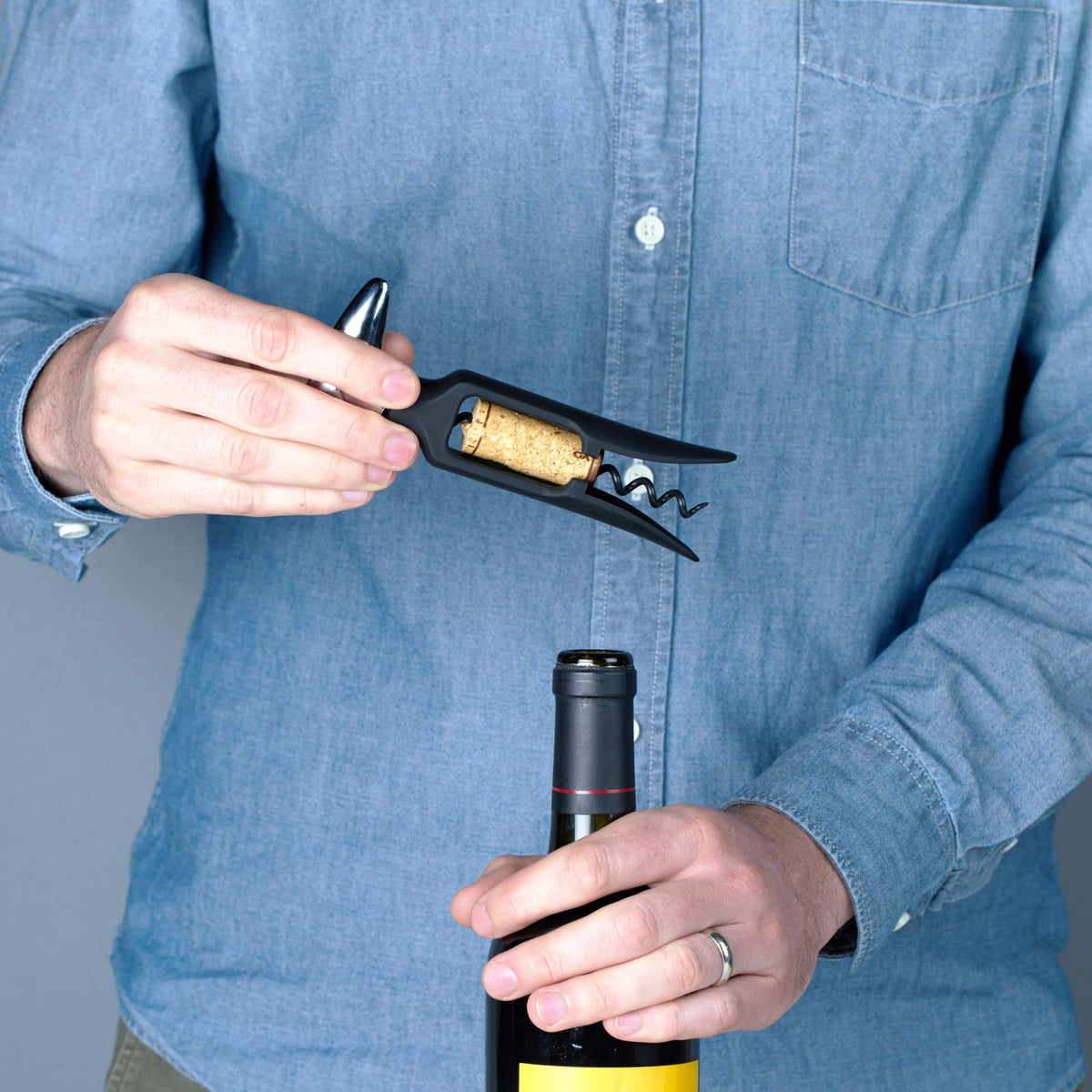 TRUE Self-Pulling Corkscrew boxed packaging ready for gifting