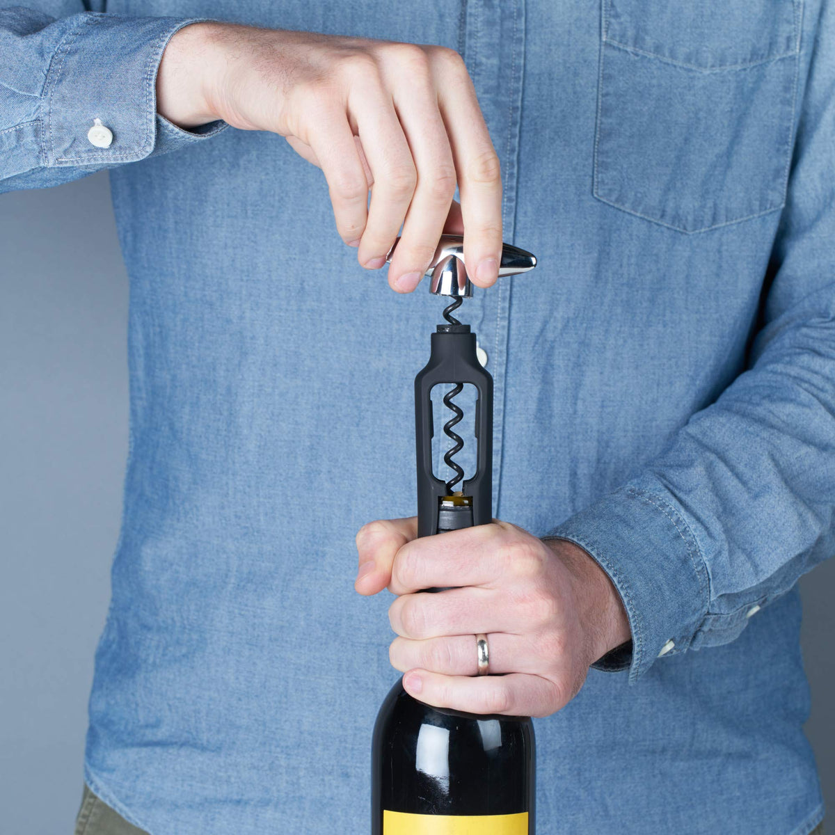 TRUE Self-Pulling Corkscrew gift-ready packaging ideal for wine lovers