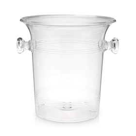TRUE transparent champagne bucket allowing ice level monitoring