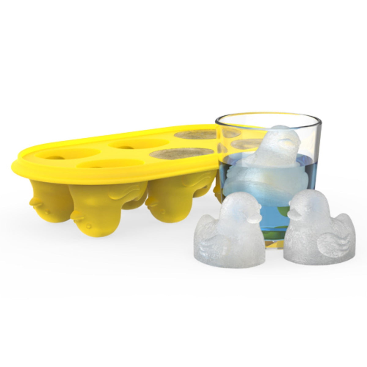 TrueZoo Quack the Ice Duck ice cubes for cocktails that stay cooler longer
