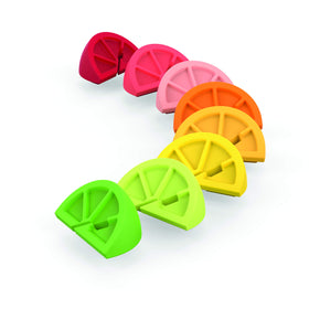 TrueZoo silicone drink charm citrus wedge red marks party drinks