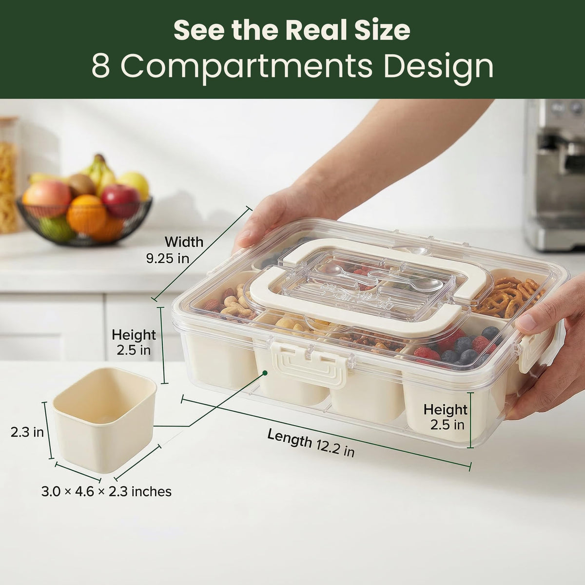 Trust Bliss Snackle Box freezer-safe PET preserves freshness during storage.