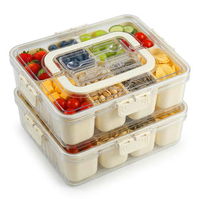 Trust Bliss Snackle Box 2-pack with open lid for easy on-the-go snacking.