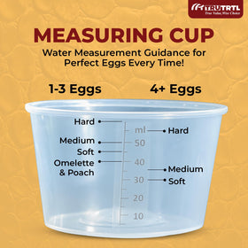 truTRTL measuring cup and recipe booklet for precise portions.