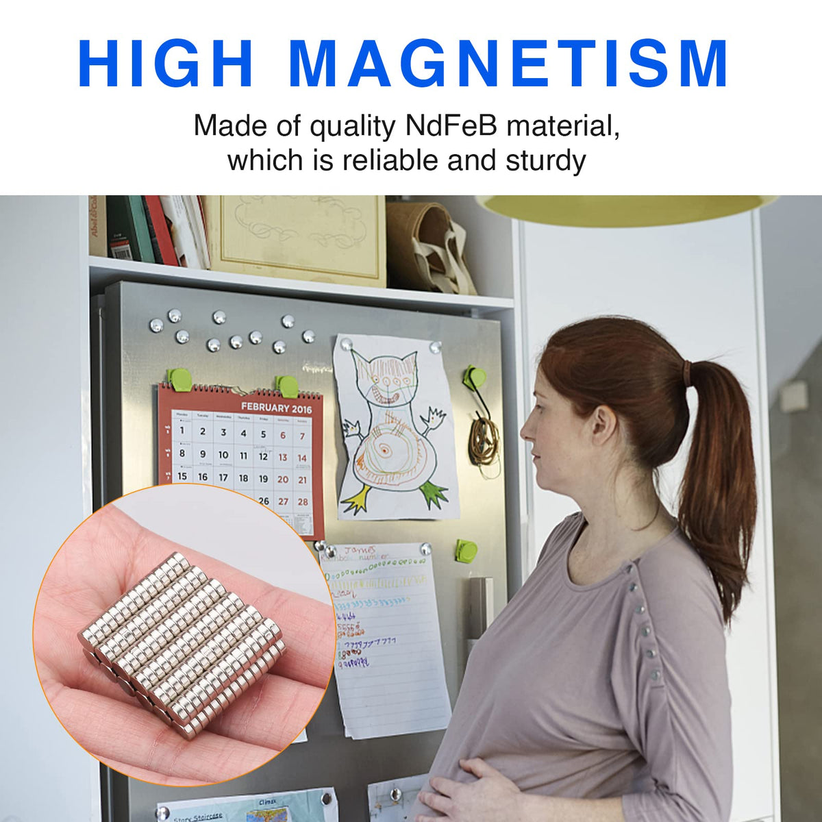 TRYMAG no-scratch technology prevents marks when removing magnets.