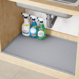 TRZZ under sink mat 34x19; protects cabinets from leaks