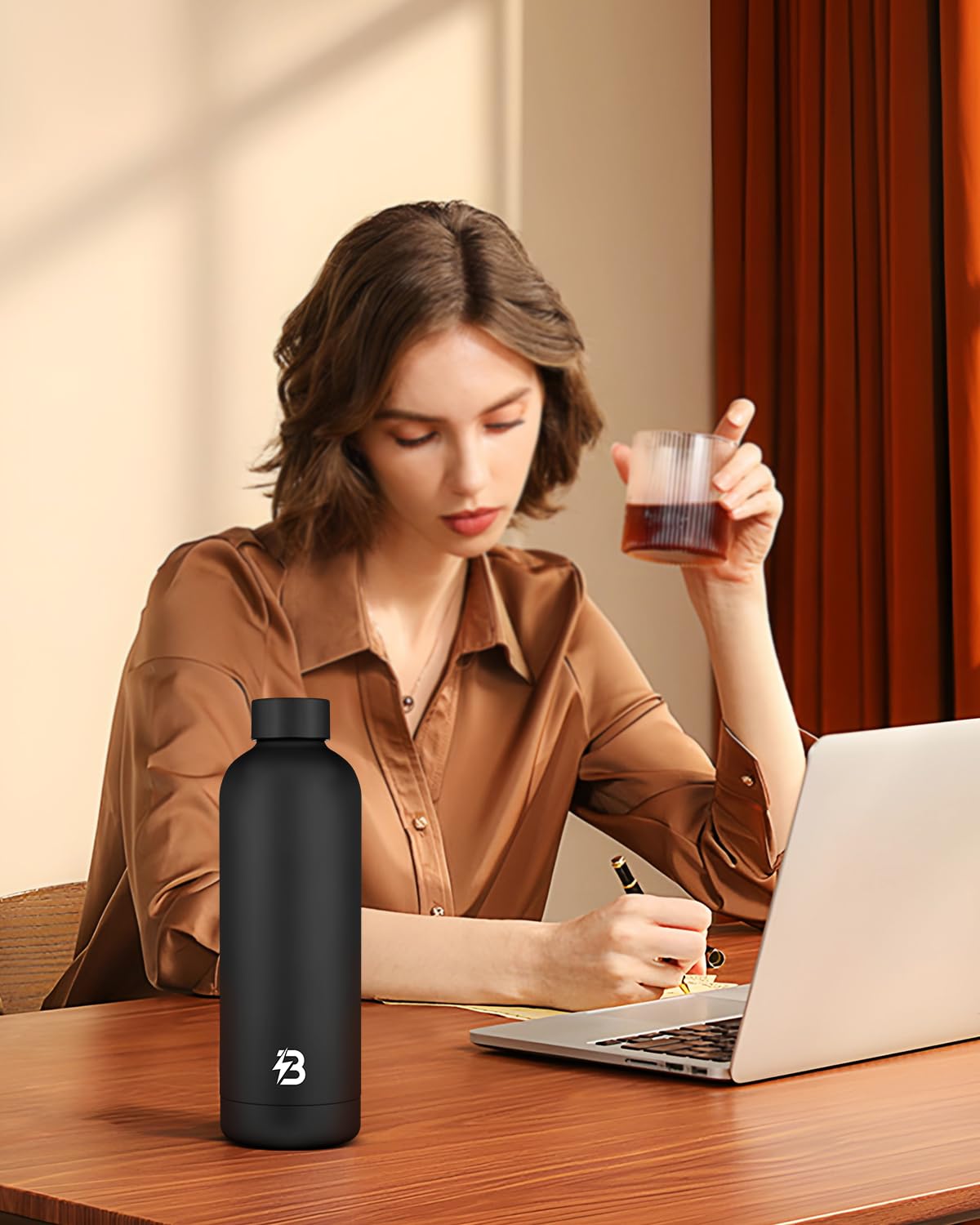TSAKBAM bottle on hiking trail, suitable for travel, sports, or camping