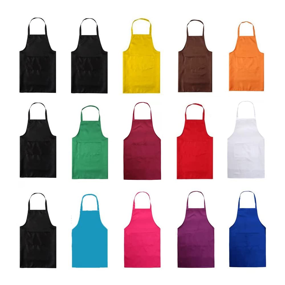 TSD STORY unisex bib apron with two front pockets for everyday cooking.