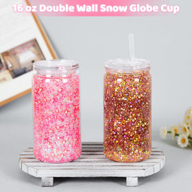 Tswofia clear lid 16oz for secure, spill-free daily use