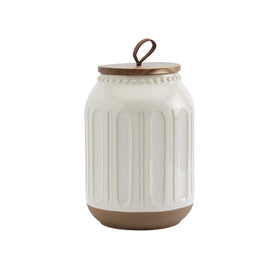 TTU embossed Ziggy pattern front view highlights two-tone glaze.