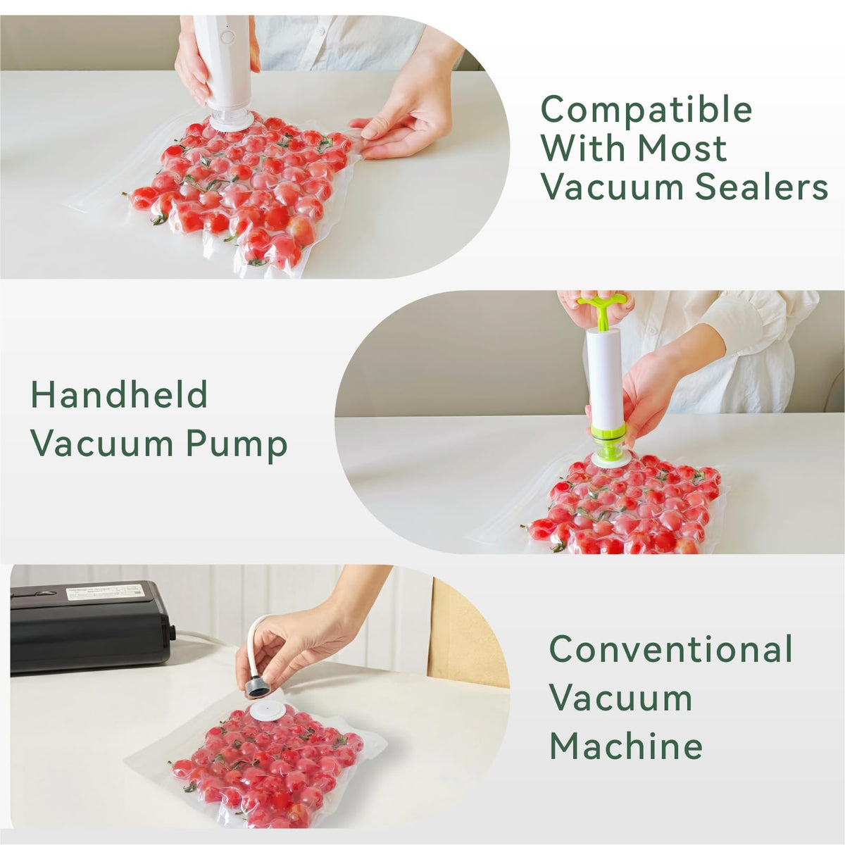 TTUGTTUG compatibility with handheld and countertop sealers.