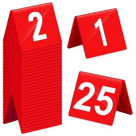 Tuanse table numbers 1-25 set for clear venue labeling