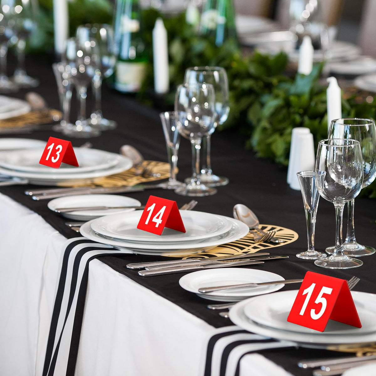 Tuanse table numbers size 2.5 x 2.17 inches for compact tables