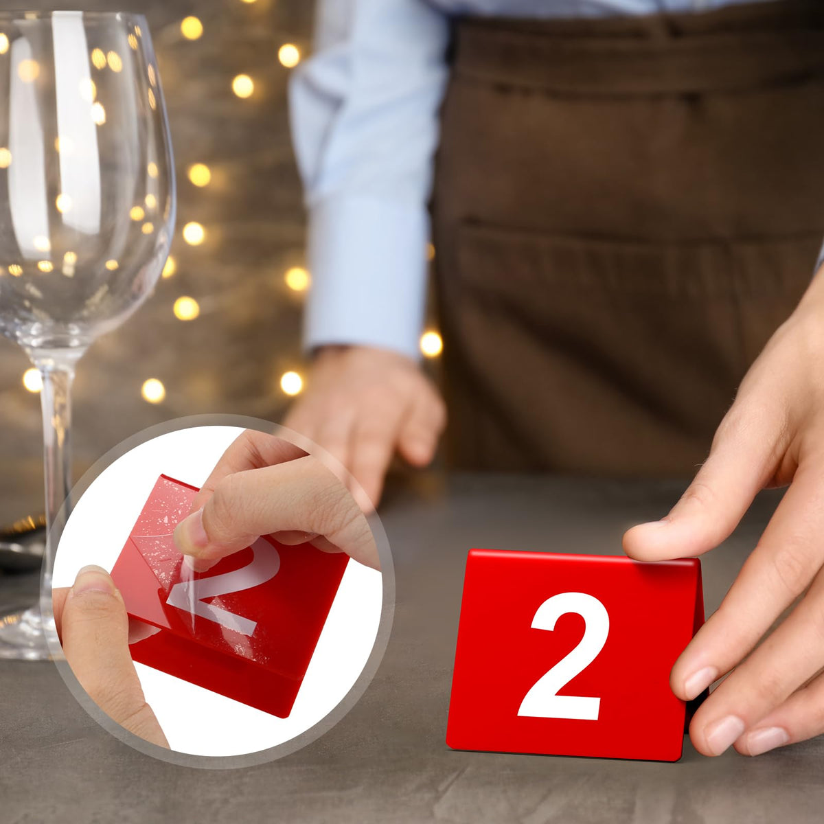 Tuanse table numbers suitable for weddings, restaurants, and events