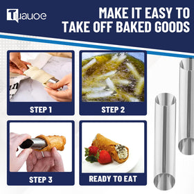 Tuauoe piping bag for controlled filling and smooth textures