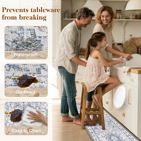 Tubeamin waterproof top layer resists spills for quick, easy cleaning.