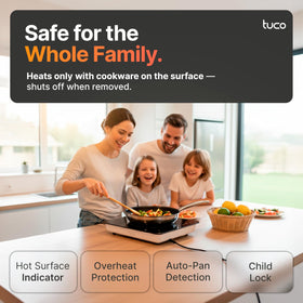 TUCO dual-mode hot plate offers hot and fry options for versatility