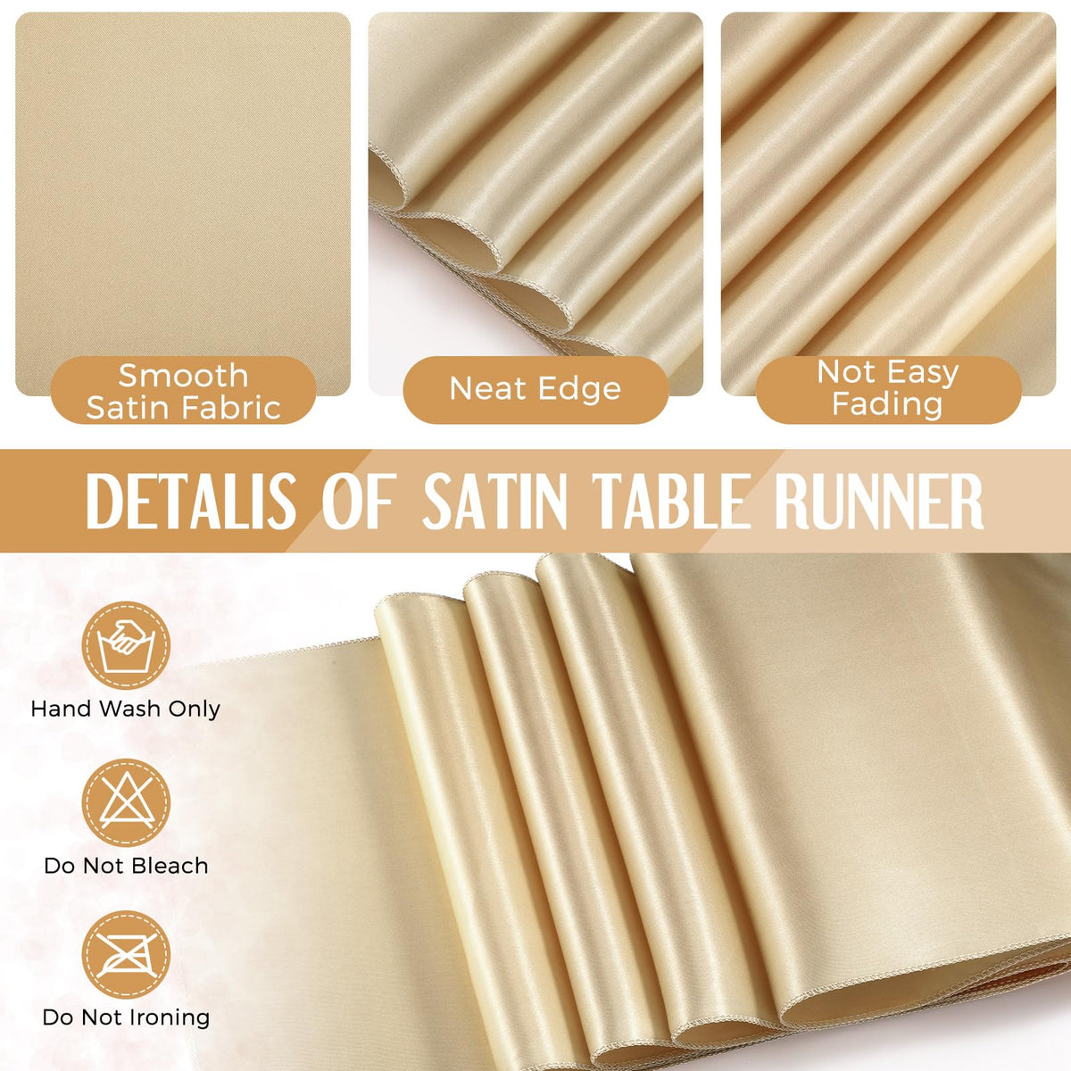 Tudomro packaged contents showing 8 runners and 8 cloths