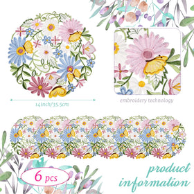 Tudomro placemat featuring butterfly design for festive table decor