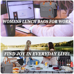 TuErCao insulated bag features eva lining to prevent leaks.