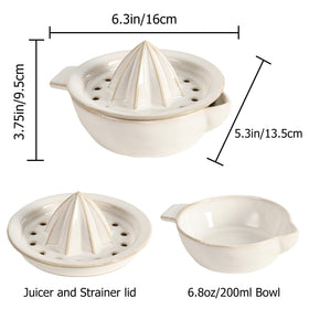 Tuioyoc compact-size juicer fits small countertops while still delivering fresh juice.