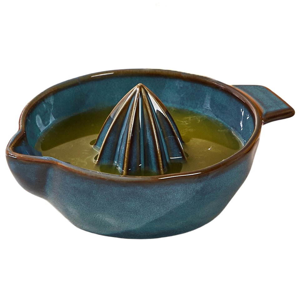 Tuioyoc ceramic lemon juicer with center reamer for easy citrus extraction