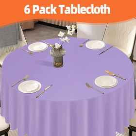 Six-pack value keeps multiple tables ready for family dinners or parties.