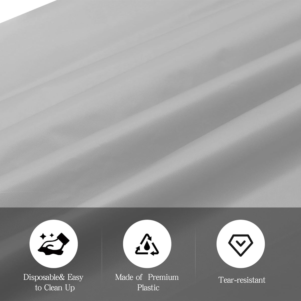 Tujol Silver waterproof and stain-resistant surface shields tabletops.