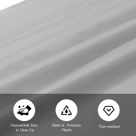 Tujol Silver waterproof and stain-resistant surface shields tabletops.