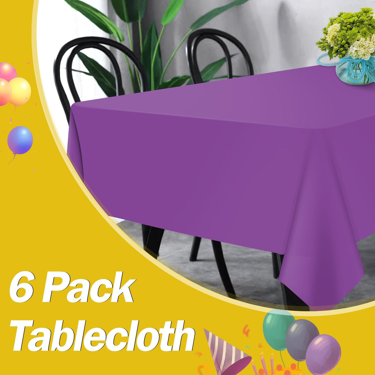Tujol disposable tablecloth easy roll-up disposal after events.