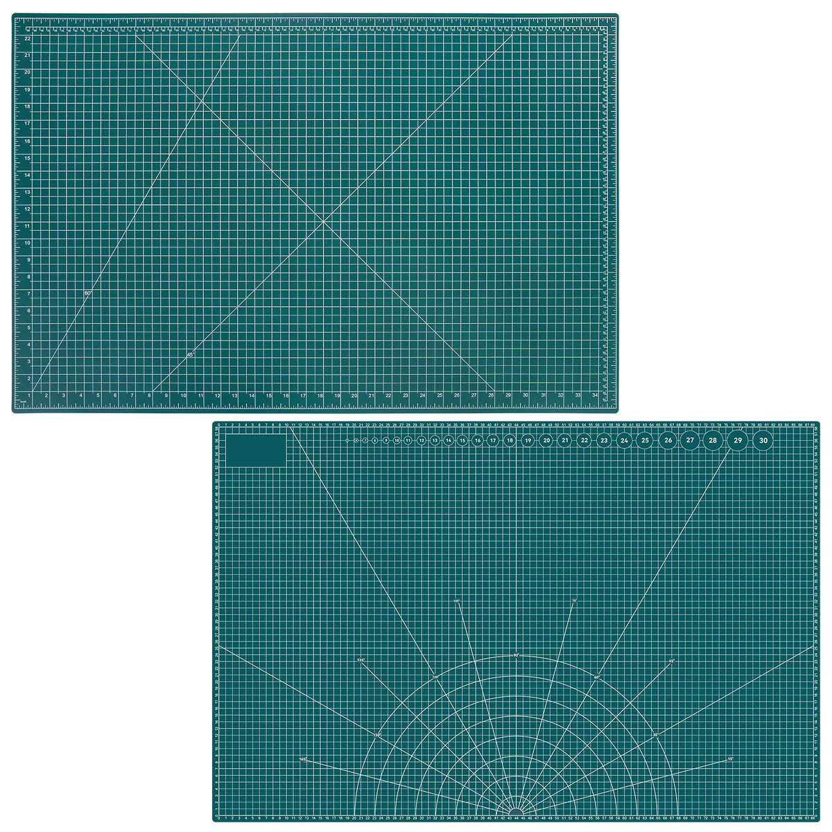Tujurich double-sided grid close-up highlights clear measurement lines for layout accuracy.