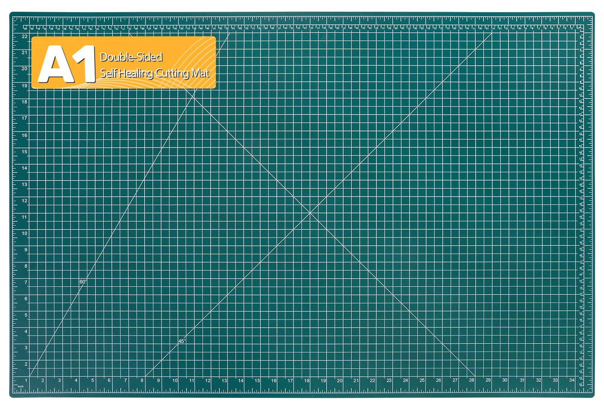 Tujurich 35x23 cutting mat front view shows a large versatile workspace.