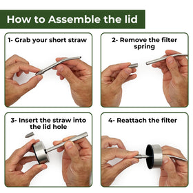 TUMA TU MATE Automate complete kit includes bottle, straw, thermometer, and spoon.