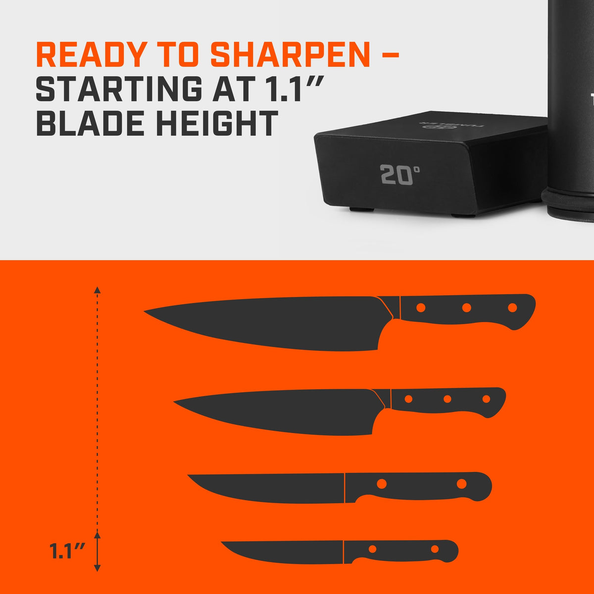 TUMBLER Pro compact countertop design fitting neatly on busy counters.