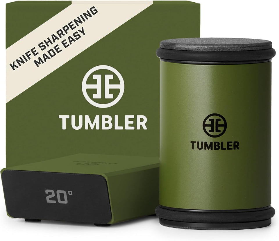 Tumbler Pro rolling knife sharpener with compact design for precise kitchen sharpening.