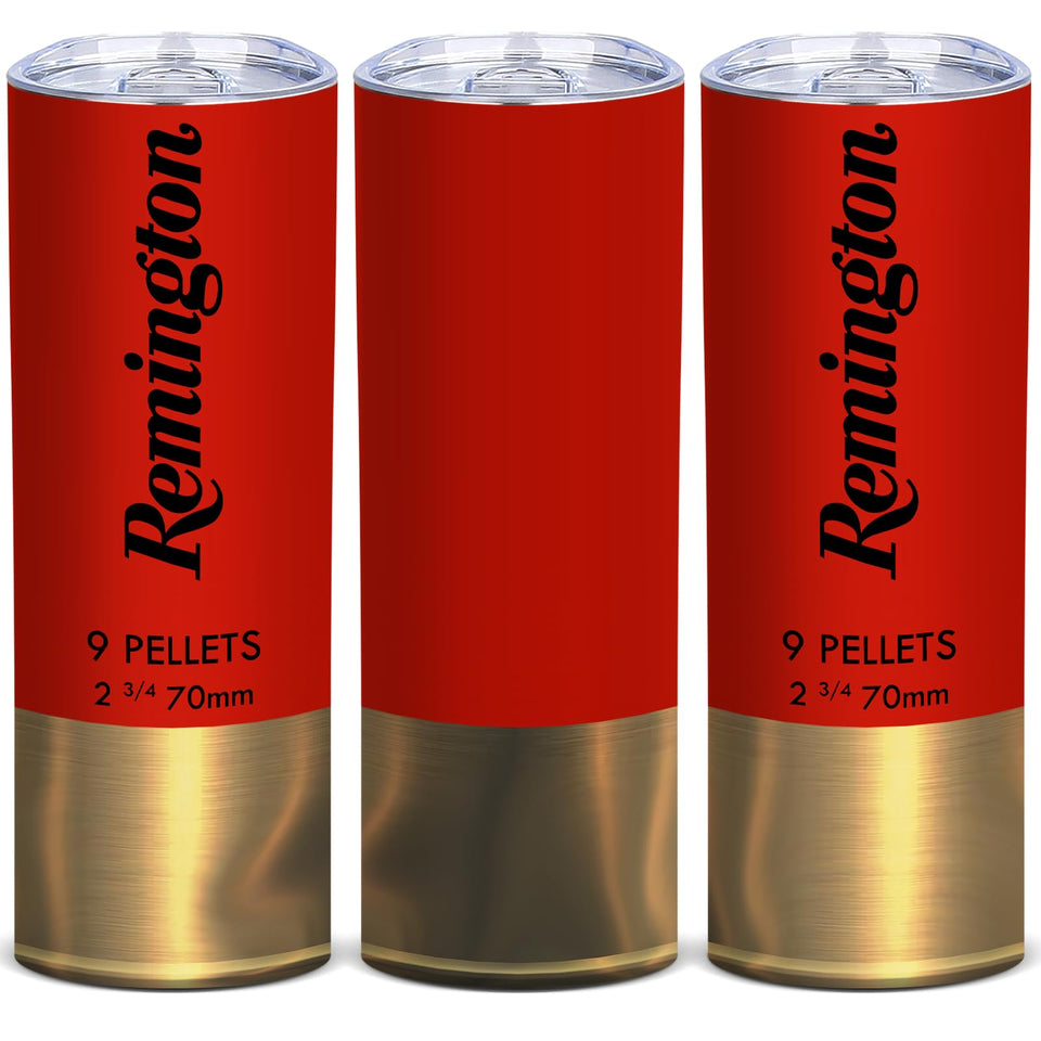 TUMBTU shotgun-shell design 20oz tumbler ideal for rugged outdoor use.