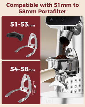 Tuni G2 compact design fits small spaces without sacrificing bean capacity.