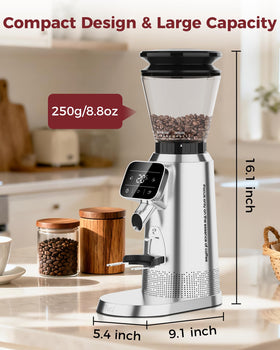 Tuni G2 LED touchscreen timer aids precise extraction timing.