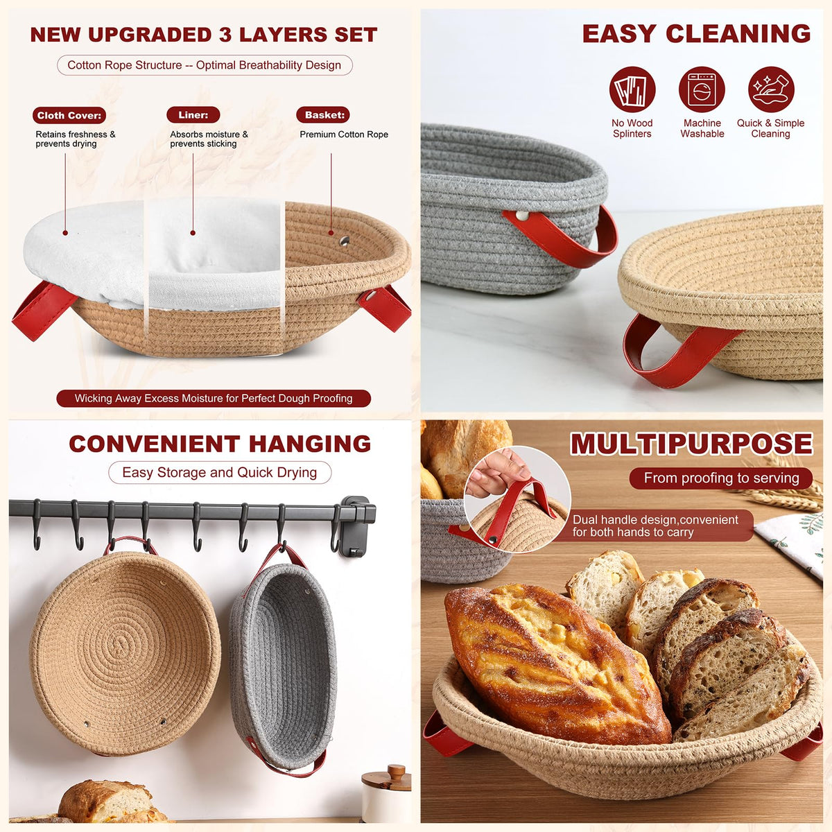 Tunyet silicone baking mat provides nonstick surface and simple cleanup