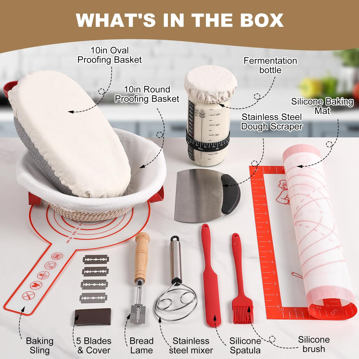 Tunyet round bread proofing basket demonstrates breathable design for even rise